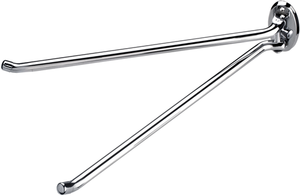 Cornat handdoekhouder rond 2dlg ch - t319644