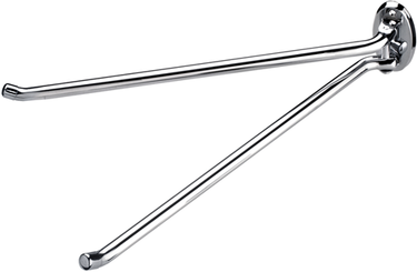 Cornat handdoekhouder rond 2dlg ch - t319644