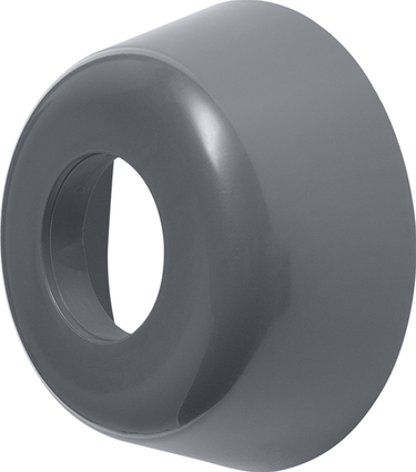 Cornat rozet 32x70mm kunststof sifon gr - tec317403r