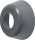 Cornat rozet 32x70mm kunststof sifon gr - tec317403r