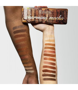 Eveline eyeshadow palette charming mocha