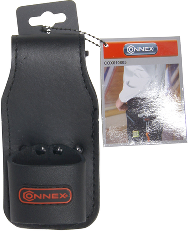 Connex hamerhouder leder zwart - cox610805