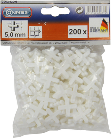Connex tegelkruisje 5mm (200st) - cox792008