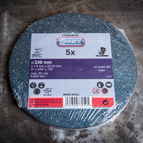 Load image into Gallery viewer, Connex set 5x slijpschijf rvs 230mm - cox938038
