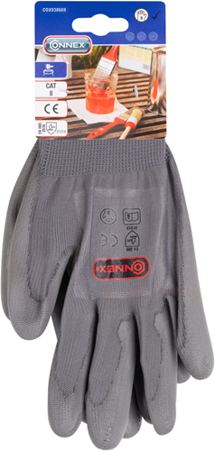 Connex handschoen comfort grijs gr09 - cox938669