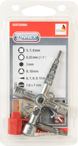 Load image into Gallery viewer, Connex multi-sleutel voor de bouw - coxt235003
