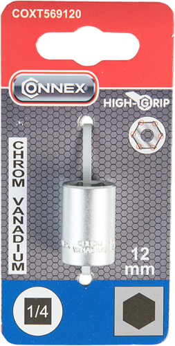 Connex 1 4 dopsleutel 12mm - coxt569120