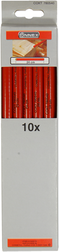 Connex potlood 24cm droog hout 10st - coxt780540