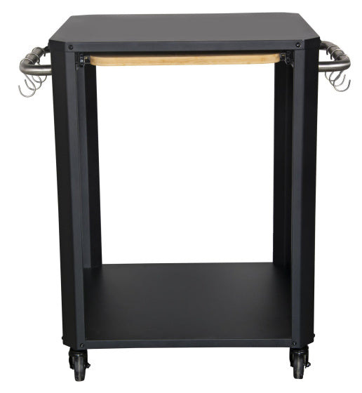 Load image into Gallery viewer, Cozze Buitentafel met uitschuifbare tafel voor pizzaoven zwart
