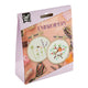 Craft id mini borduurset, 2pcs. dia 8.5cm.