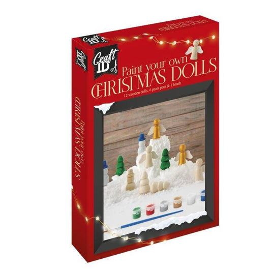 Grafix craft id verf je eigen kerstpoppetjes