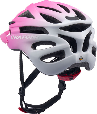 Cratoni Helm Pacer Jr. Pink-White Matt Xs-S