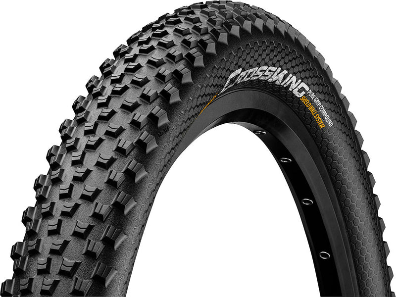 Load image into Gallery viewer, Continental cross king 2.6 shieldwall tlr 27.5x2.6 folding tyre
