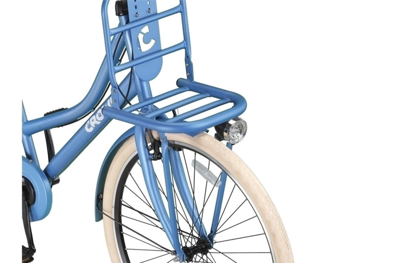 Load image into Gallery viewer, Crown berlin 28 inch 53 cm dames 7v v-brakes blauw
