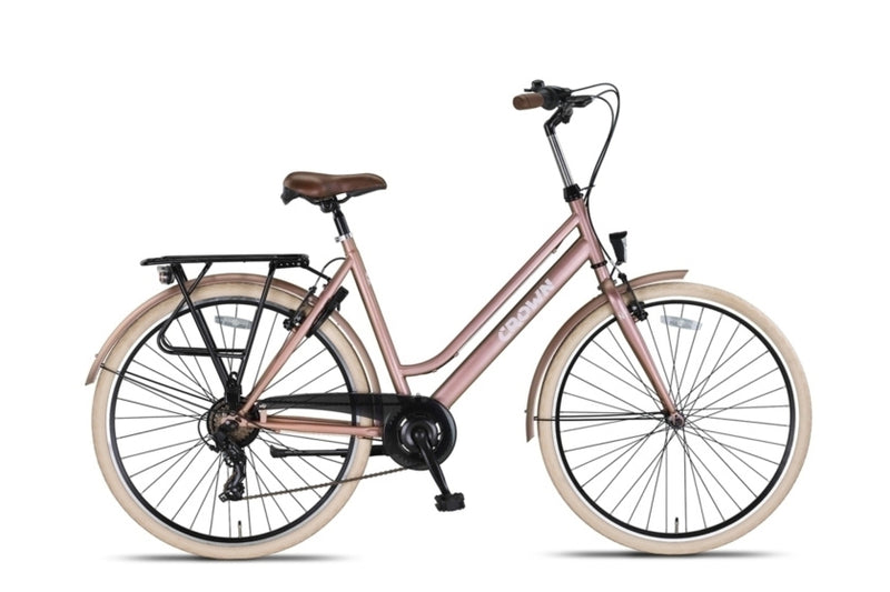 Load image into Gallery viewer, Crown new york 28 inch 53 cm dames 7v v-brakes roze
