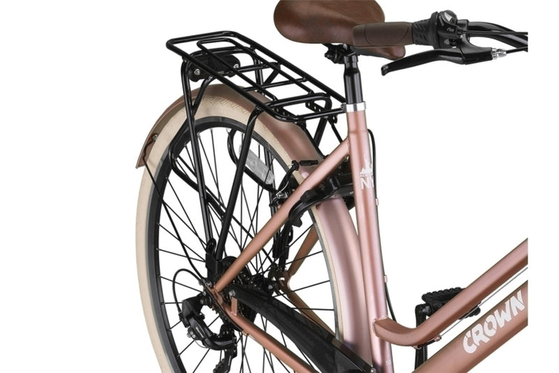 Load image into Gallery viewer, Crown new york 28 inch 53 cm dames 7v v-brakes roze
