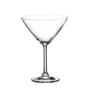 Crystal bohemia martiniglas colibri 280ml 6 stuks