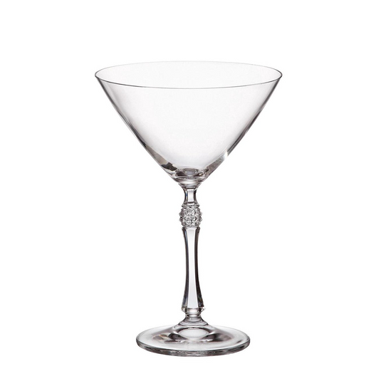 Crystal bohemia martiniglas parus 280ml 6 stuks