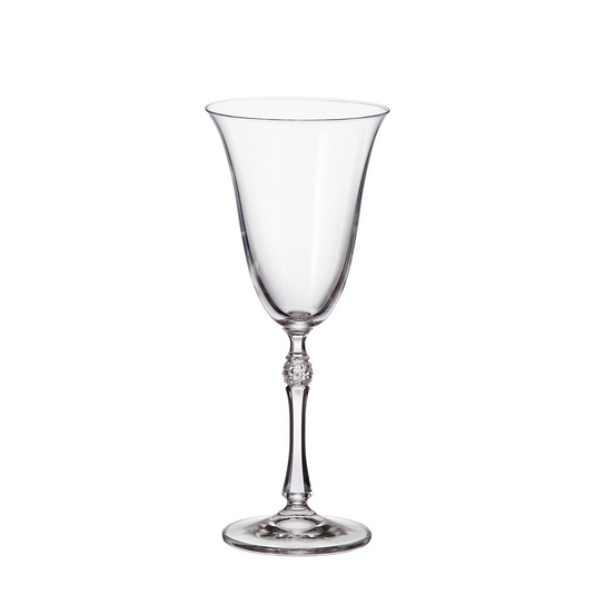 Crystal bohemia rode wijnglas parus 350 ml 6 stuks