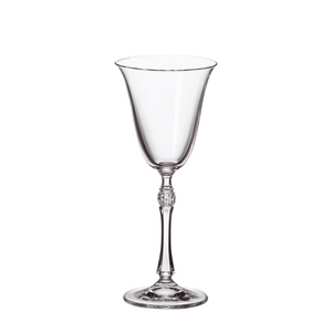Crystal bohemia witte wijnglas parus 185 ml 6 stuks