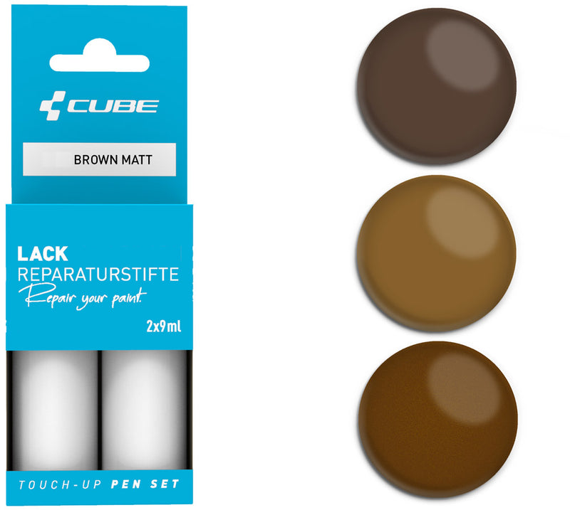 Load image into Gallery viewer, Cube touch-up pen set brown matt

