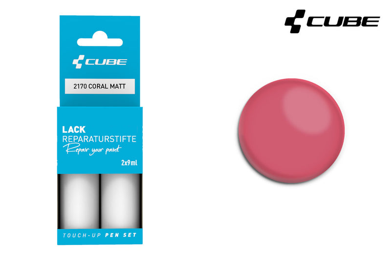 Load image into Gallery viewer, Cube touch-up pen set coral matt
