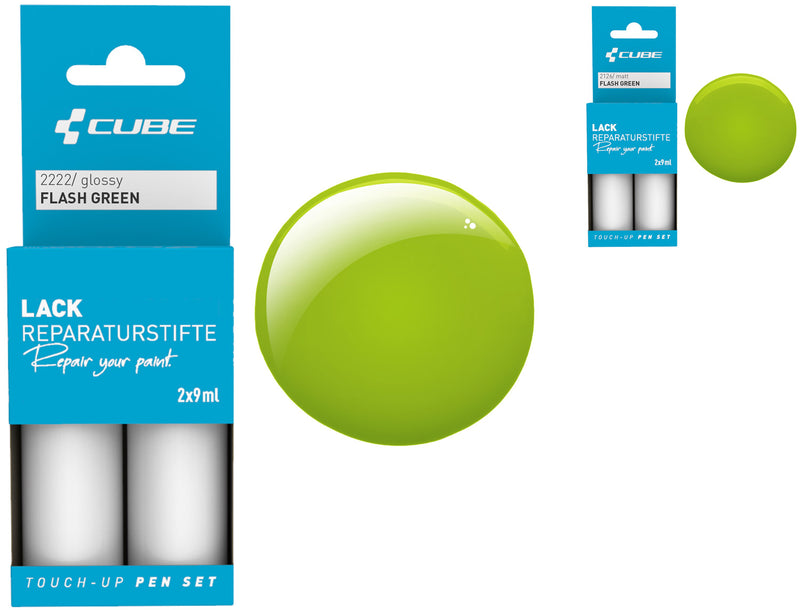 Load image into Gallery viewer, Cube touch-up pen set flash green
