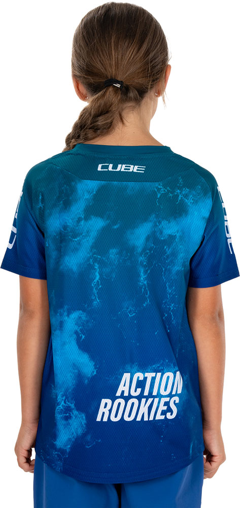 Load image into Gallery viewer, Cube rookie x actionteam - kid's mtb jersey
