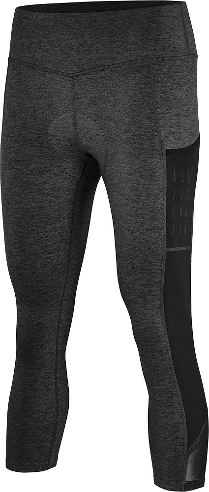 Load image into Gallery viewer, Cube atx ws cropped tights - women's bike pants with pad
