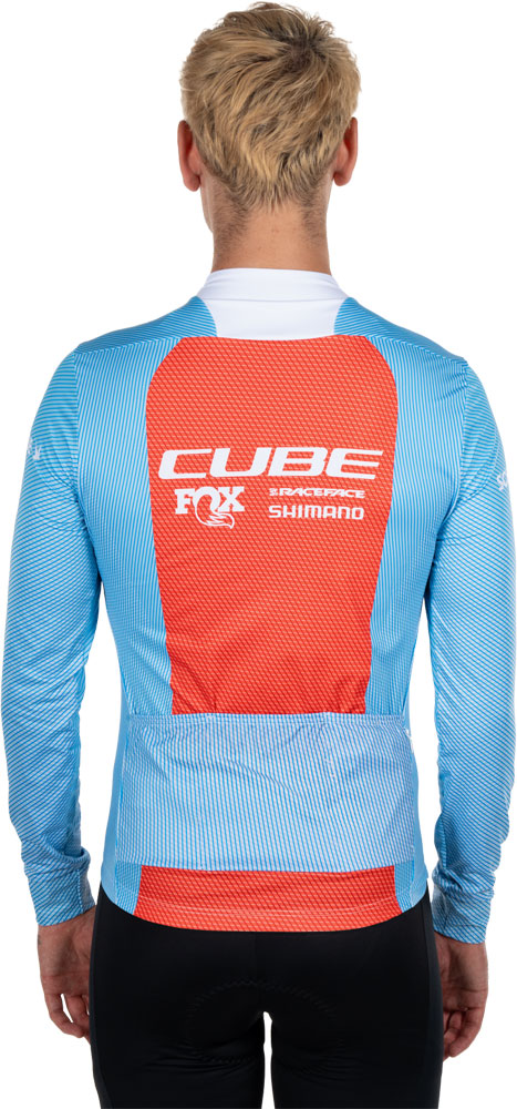 Load image into Gallery viewer, Cube road xc x factory racing - long sleeve jersey
