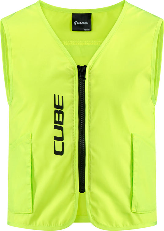 Cube safety rookie cmpt - kids high visibility vest | xl (146 152)