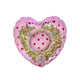 Opblaasbare bekerhouder roze hart