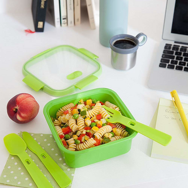 Curver lunchbox smart to go vierkant 0,9 liter