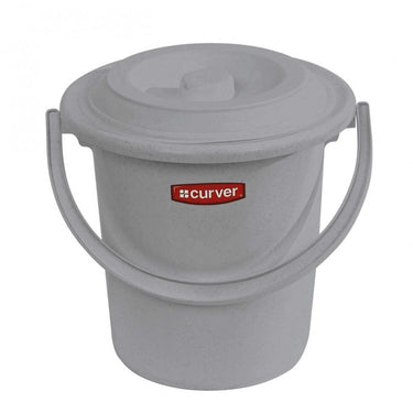 Curver toiletemmer 5l lichtgrijs