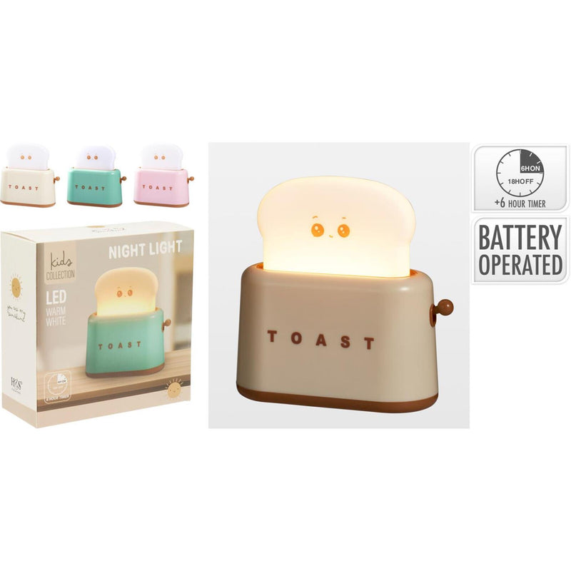 Load image into Gallery viewer, Home styling nachtlampje toaster met timerfunctie
