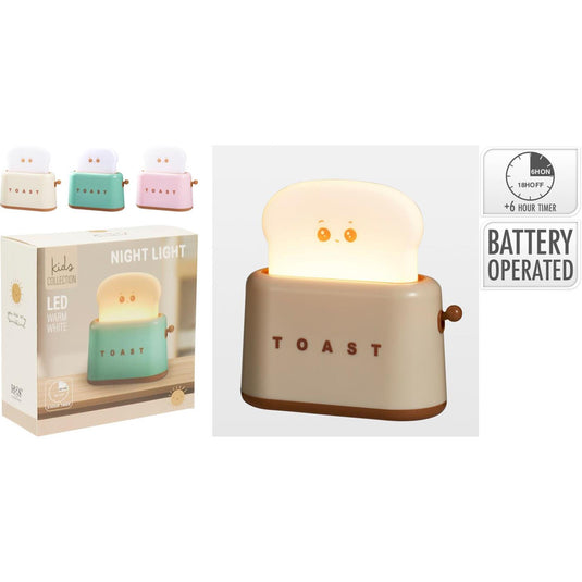 Home styling nachtlampje toaster met timerfunctie