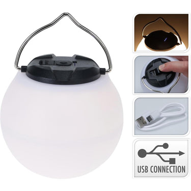 Redcliffs camping lamp rond met haak 10cm