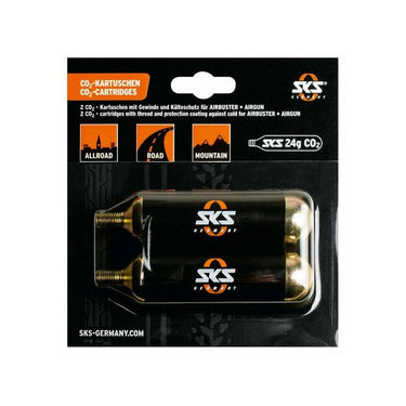 Sks co2-patronen 24g voor airbuster (2st)