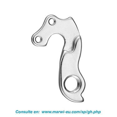 Union derailleurpad GH-122 met schroefset M4x0.7