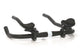 Xlc hb-t03 pro opzetstuur - aluminium - 2 delig 25.4 31.8mm - zwart
