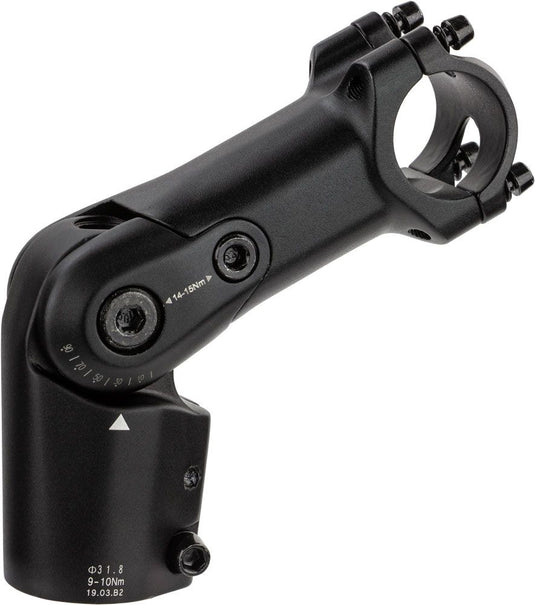 Satori voorbouw up2+ adj. 31,8 90mm os zwart 1 1 8