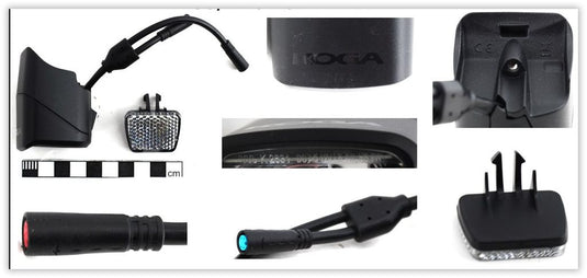 Koga headlight kld high low beam 80 120 lux e-bike