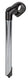 Stuurpen 23 cm zwart chroom cat-40