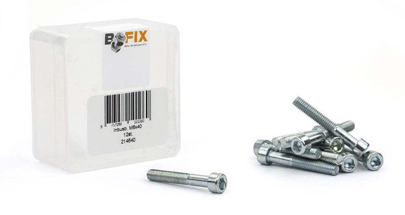 Load image into Gallery viewer, Bofix inbusbout m6x40 verzinkt (12st)
