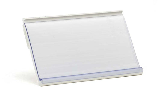 Tegometall stelling prijslabel plak pvc 30x52mm ds a 100