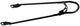 spatbordstang 26 inch staal zwart