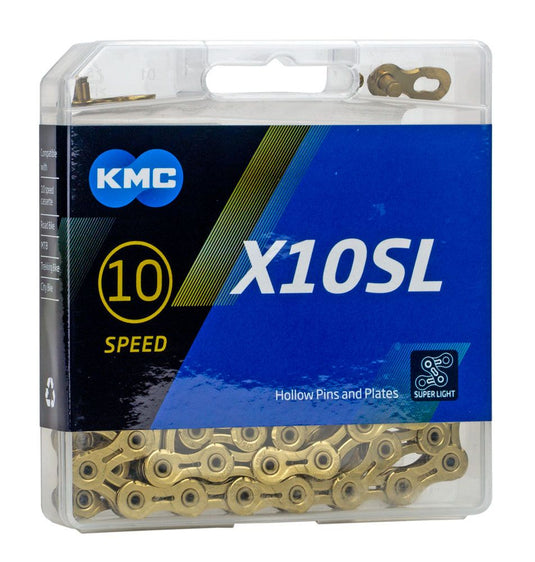 KMC X10SL-Ti-N Goud Super Light 114schakels (5.88mm)
