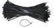 Unbranded kabelbinders 4.8x370 zwart zak a 100