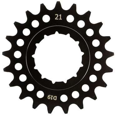 Kmc tandwiel rohloff wide 21t achter zwart