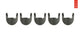 Eurofender s.r.l.u. eurofender spatlap mudflap 46 mm